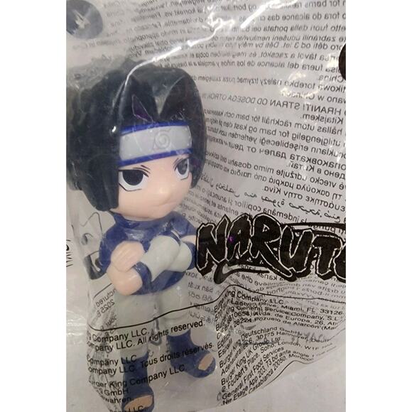 Burger King Naruto Fast Food Premium Toys Lot Of 2 Sasuke Uchiha Naruto - Picture 4 of 8